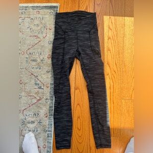 Lululemon pocket Black Leggings size 2